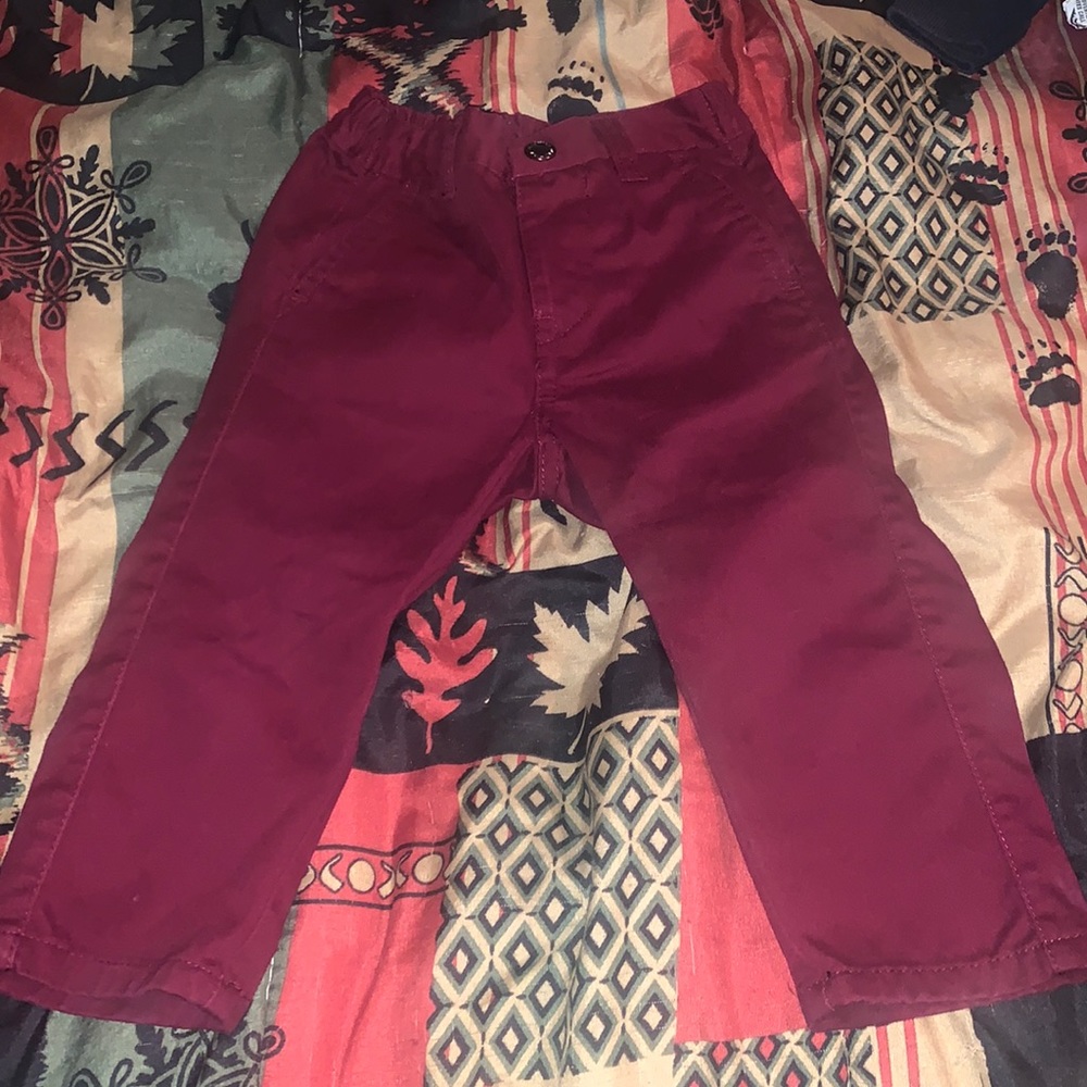 Nautica Maroon pants 18 Months